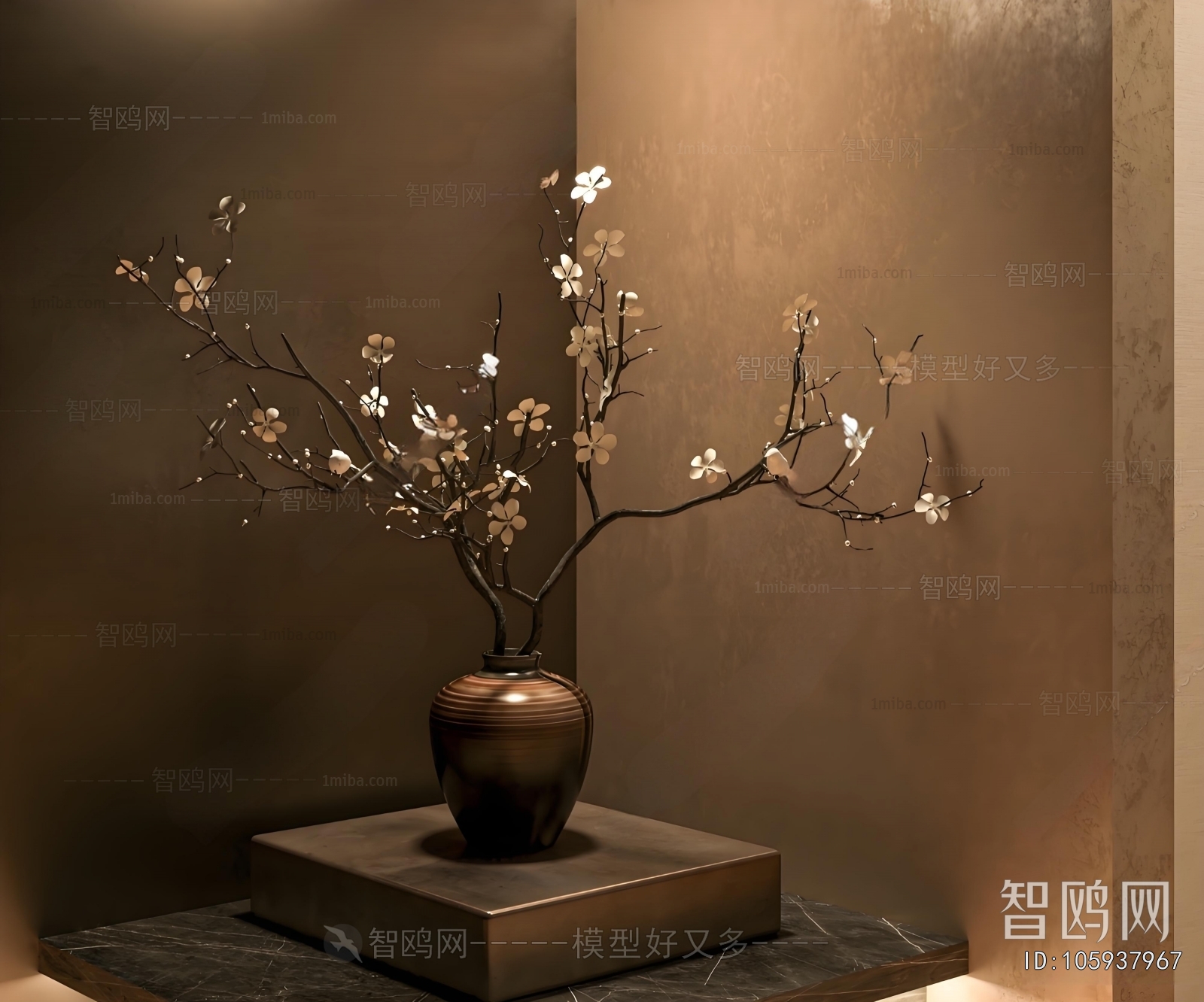 Wabi-sabi Style Dried Branch