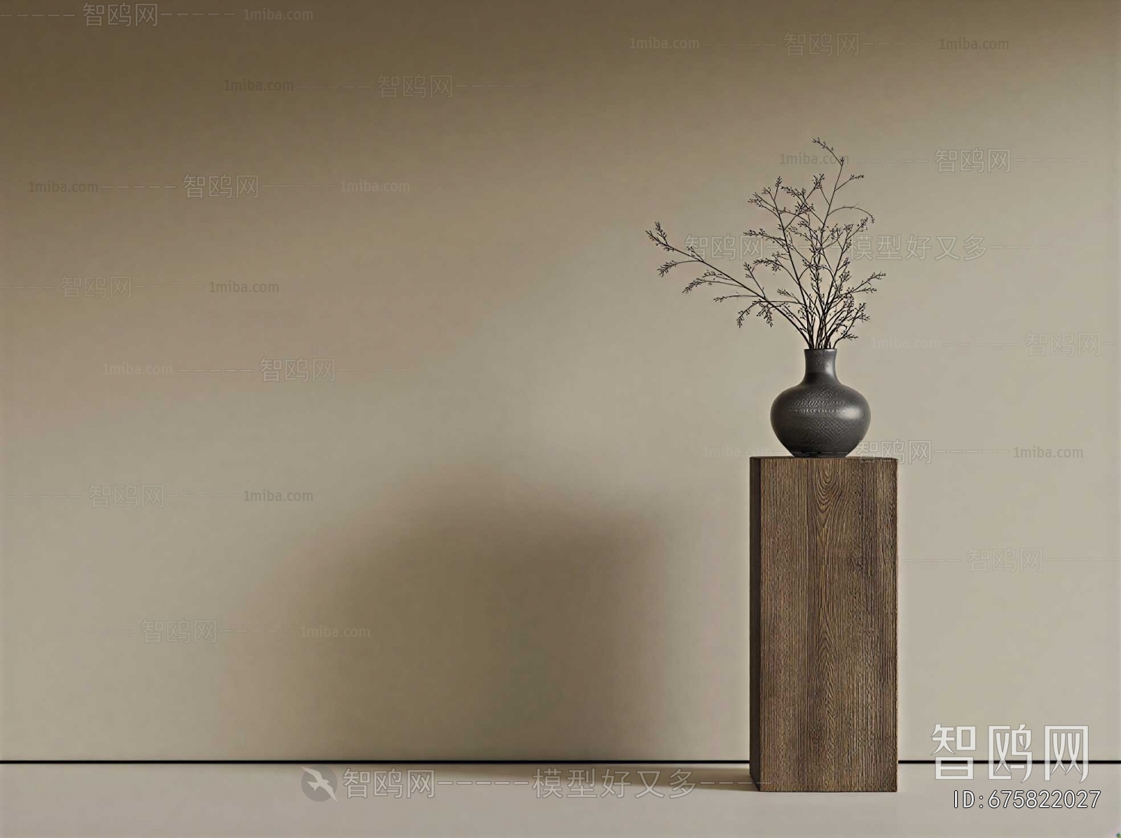 Wabi-sabi Style Dried Branch