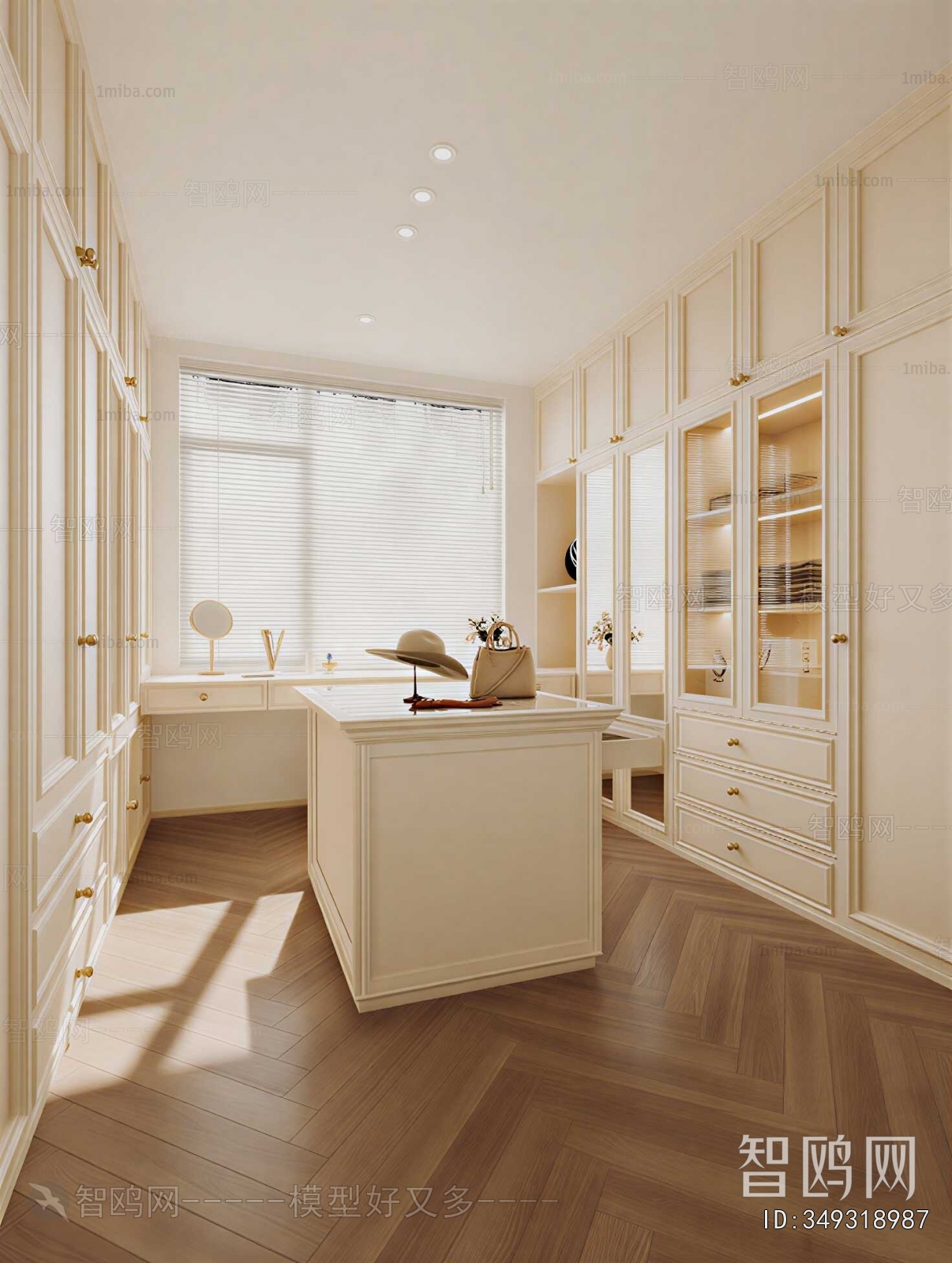 French Style Clothes Storage Area