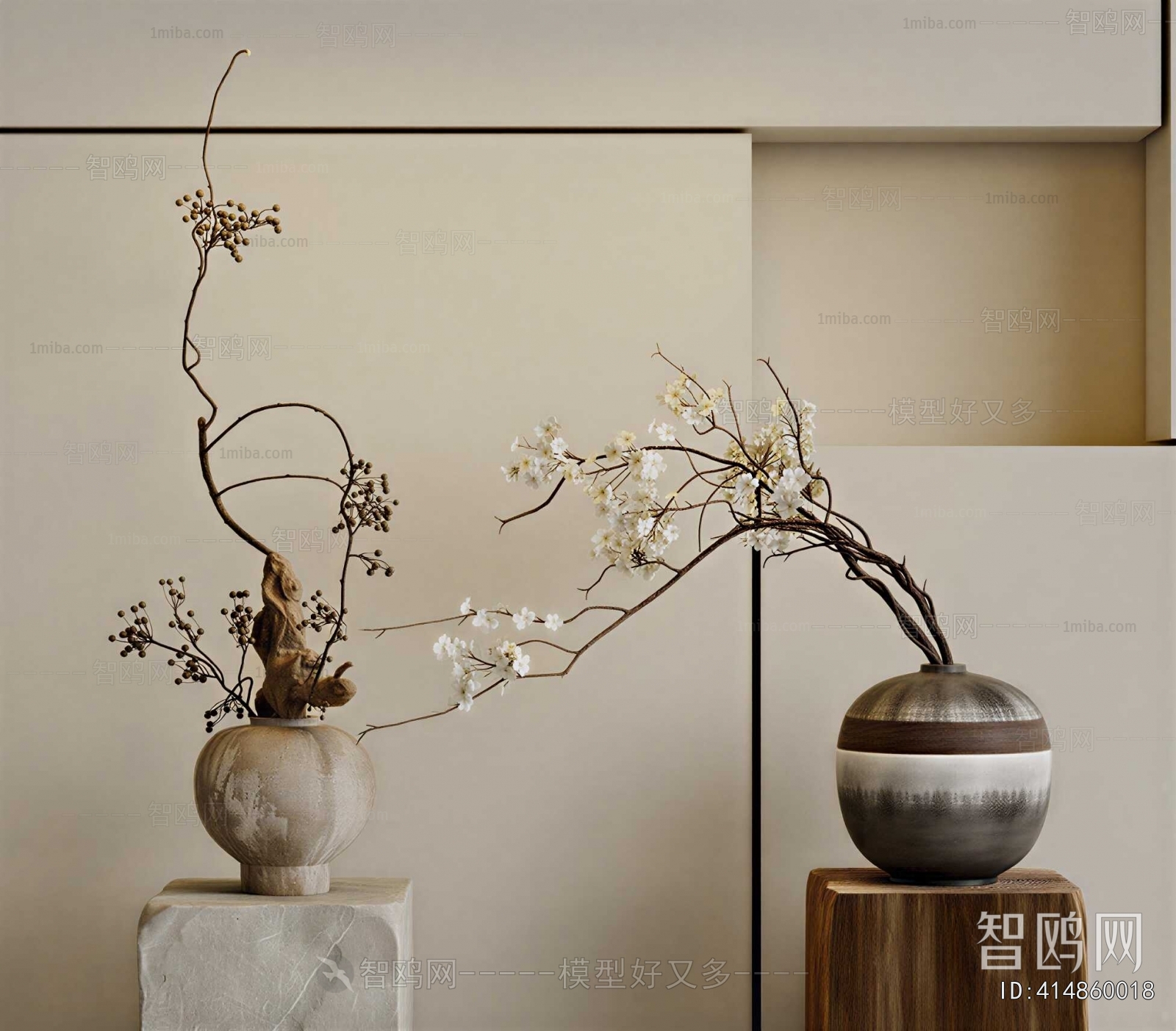 New Chinese Style Flower Arrangement
