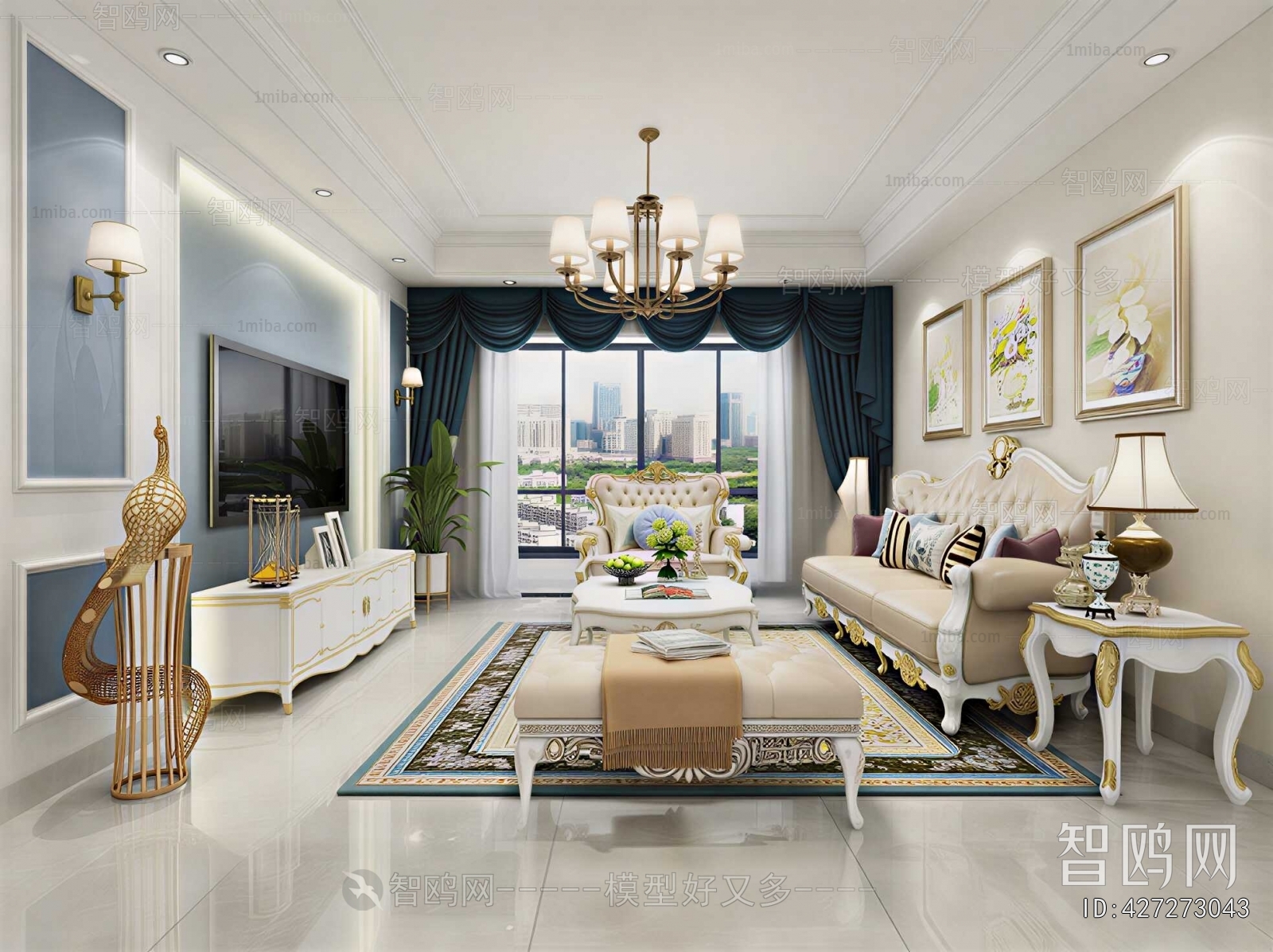 European Style A Living Room