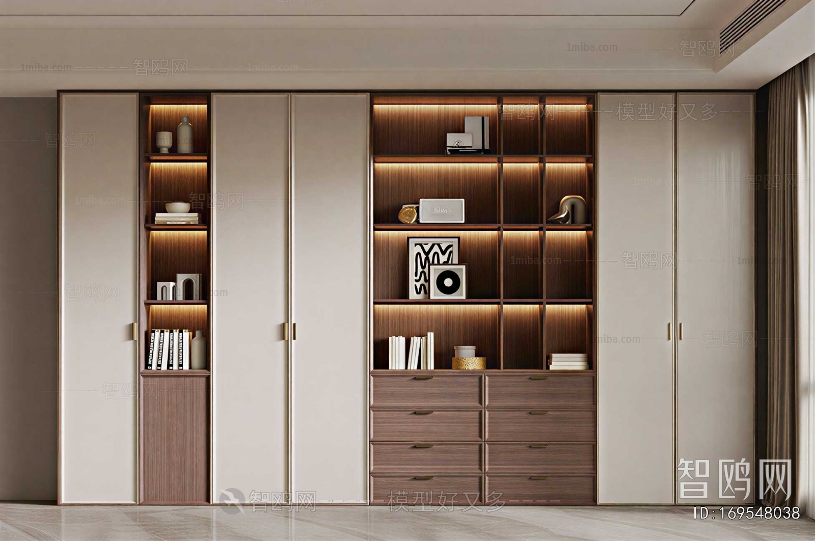 New Chinese Style Bookcase