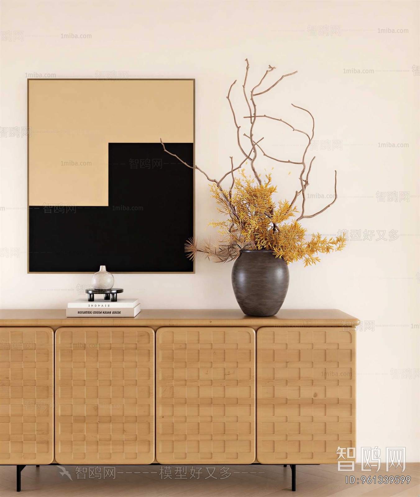 Wabi-sabi Style Dried Branch