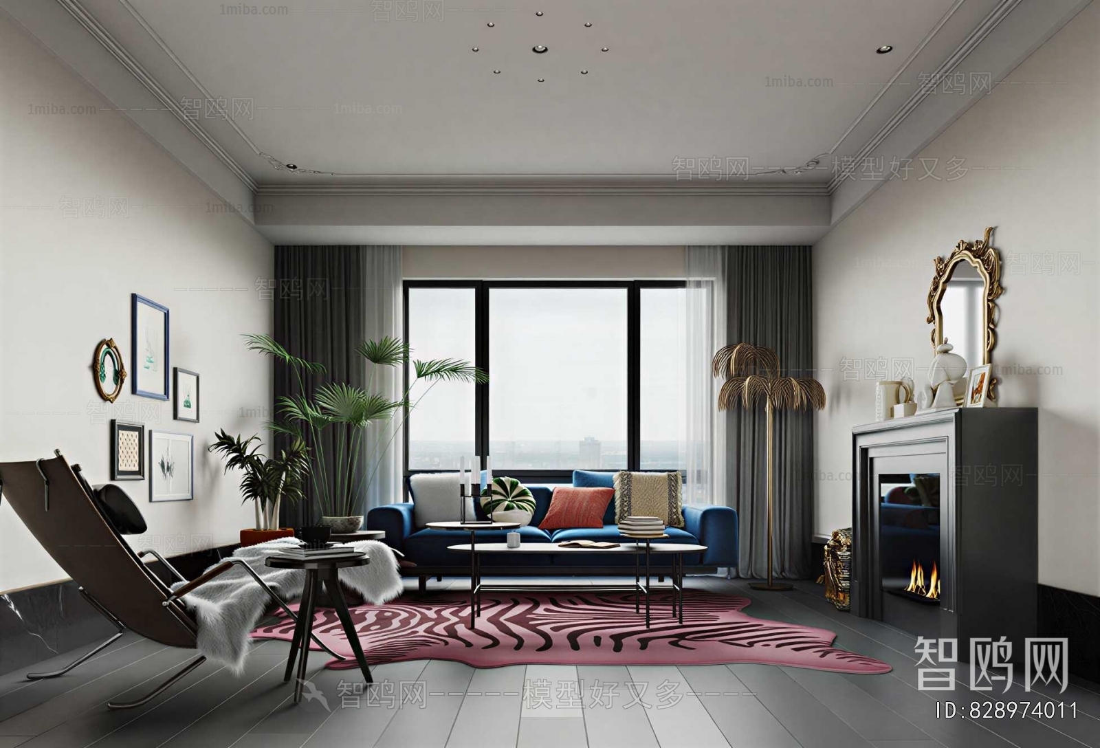 American Style A Living Room