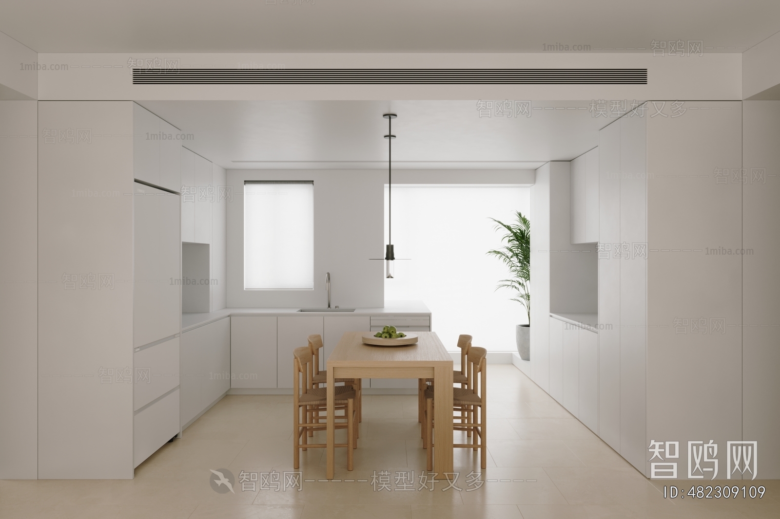 New Chinese Style A Living Room