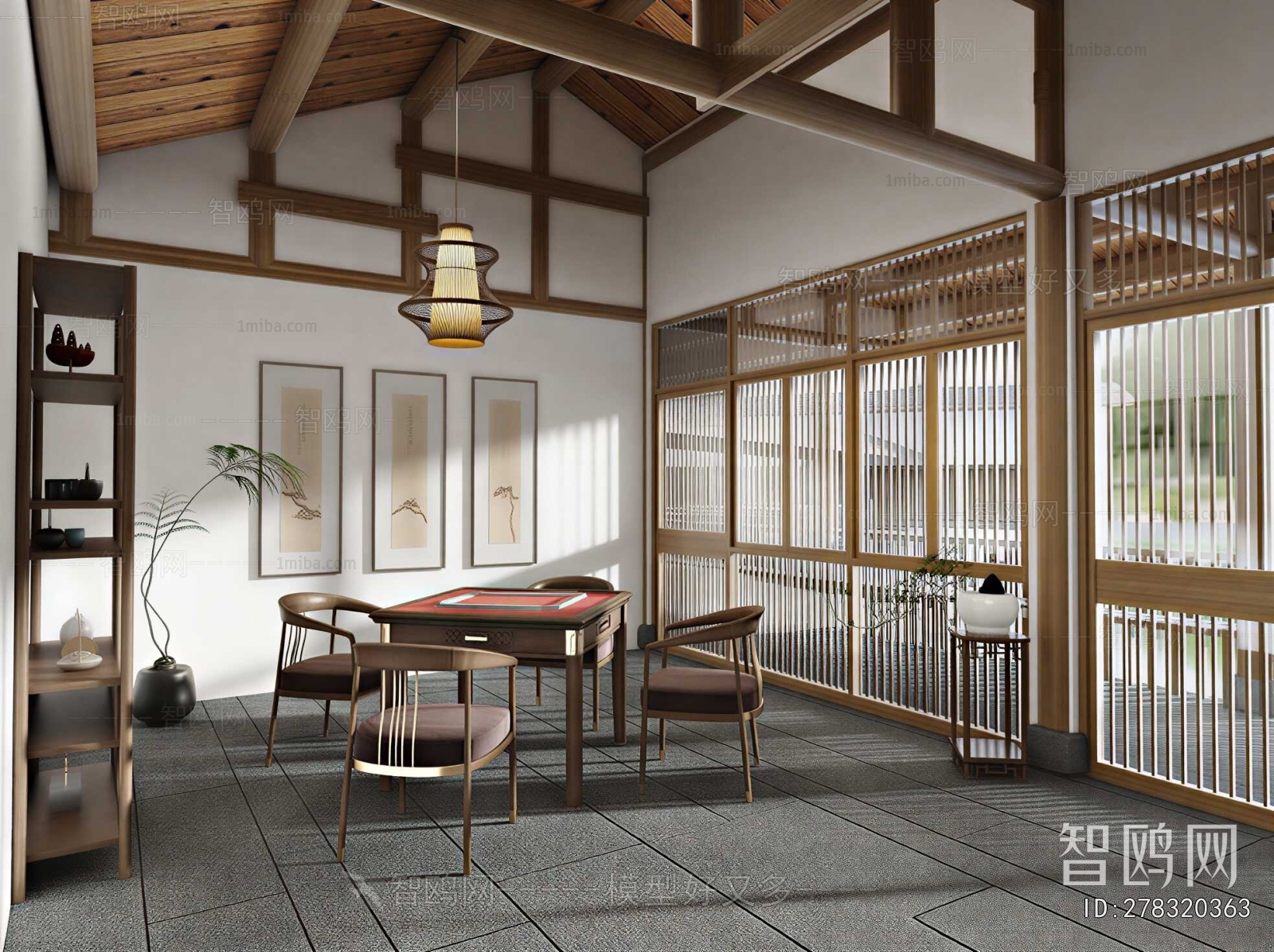 New Chinese Style Teahouse Tea House