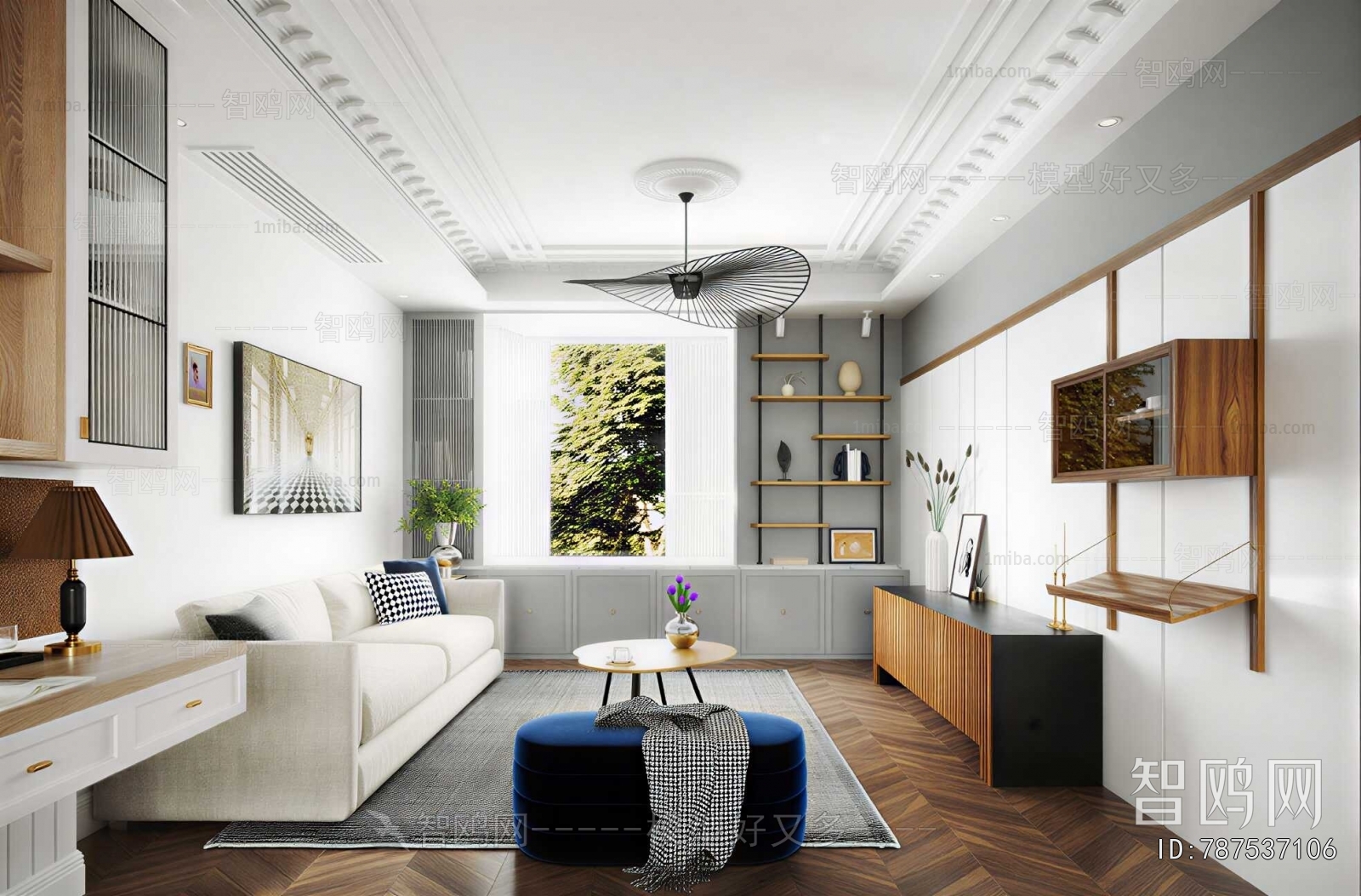 American Style A Living Room