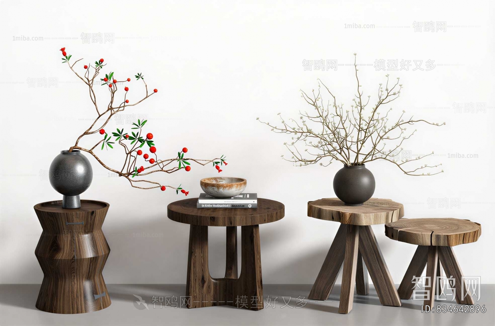 Wabi-sabi Style Dried Branch