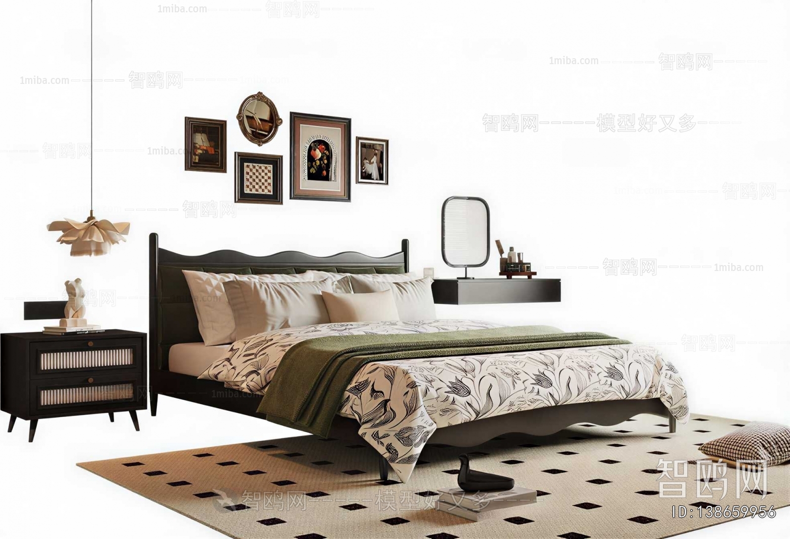 French Style Double Bed