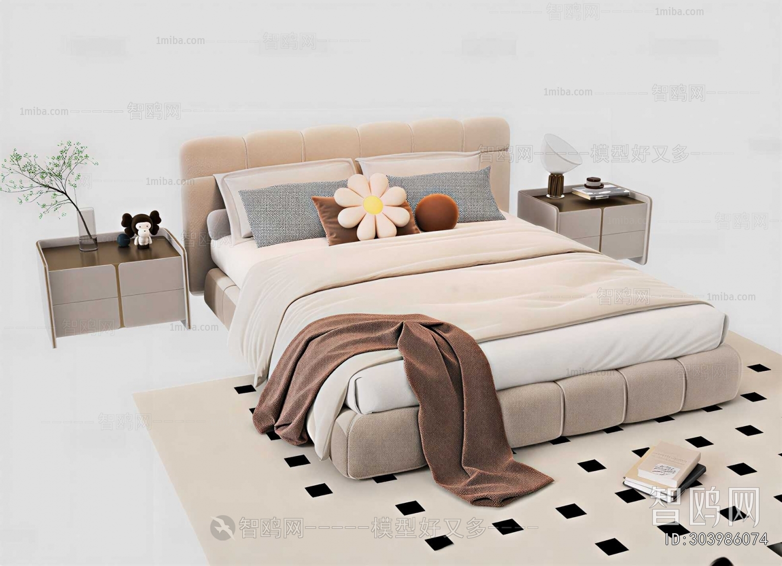 Modern Double Bed