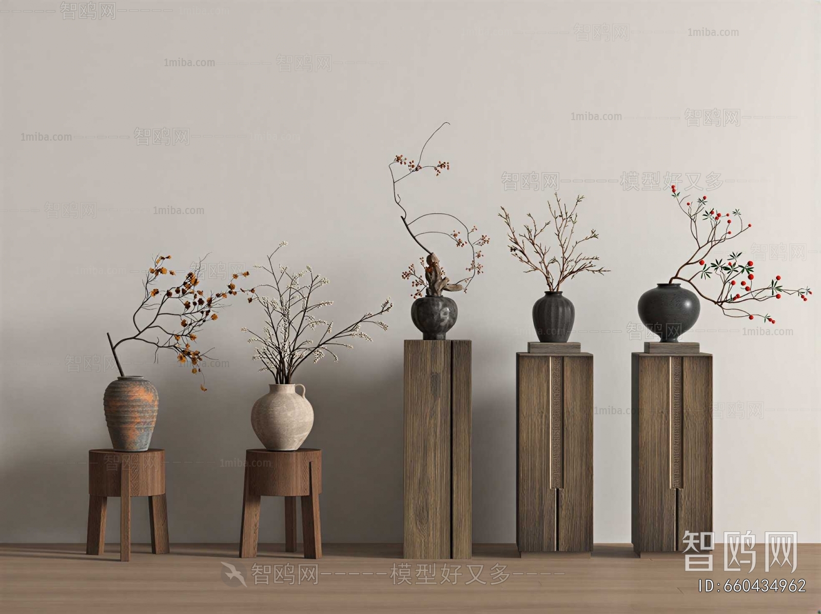 Wabi-sabi Style Flower Arrangement