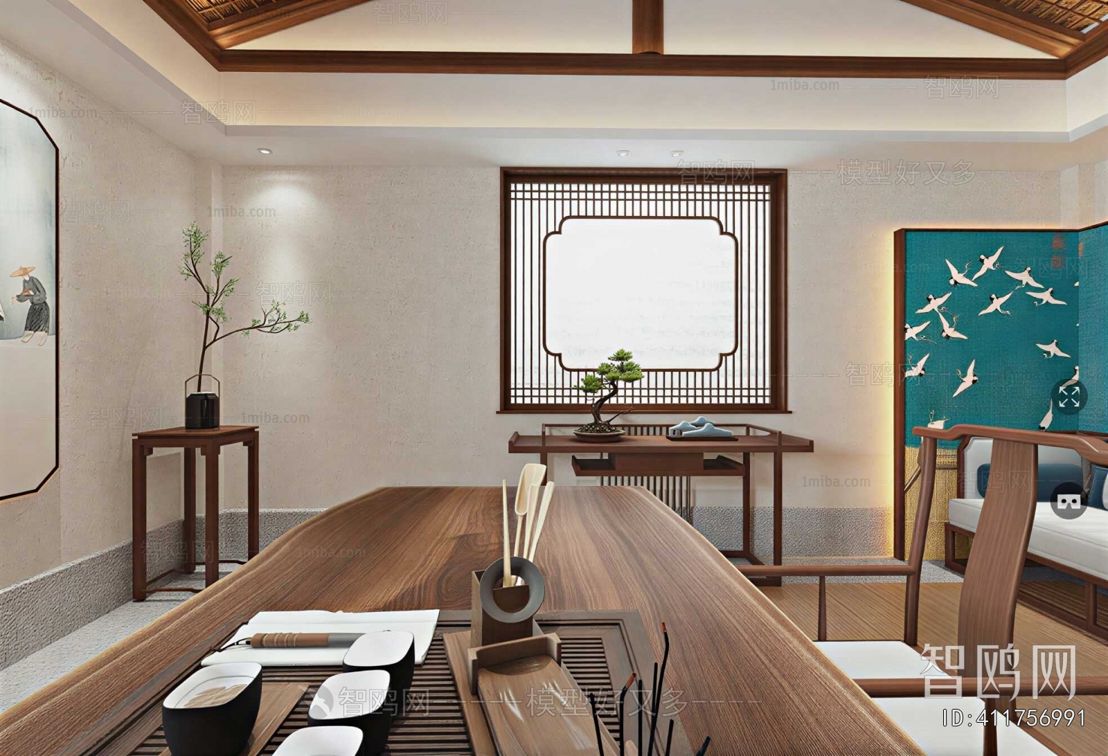 New Chinese Style Teahouse Tea House