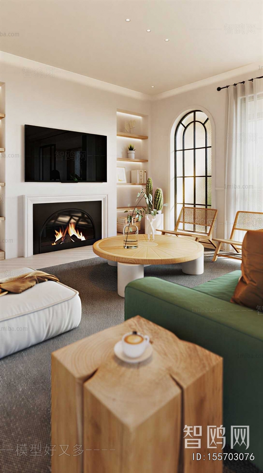 American Style A Living Room