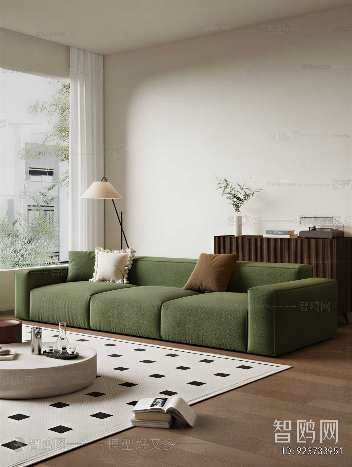 Retro Style Sofa Combination