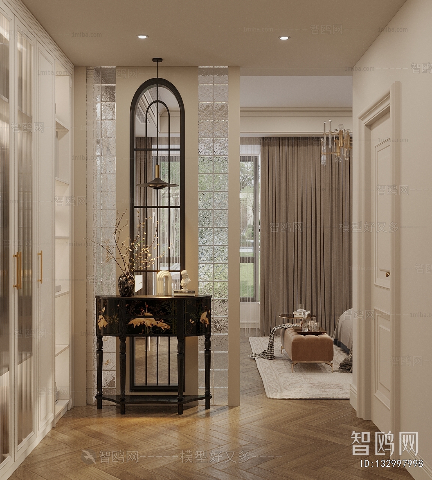 French Style Hallway