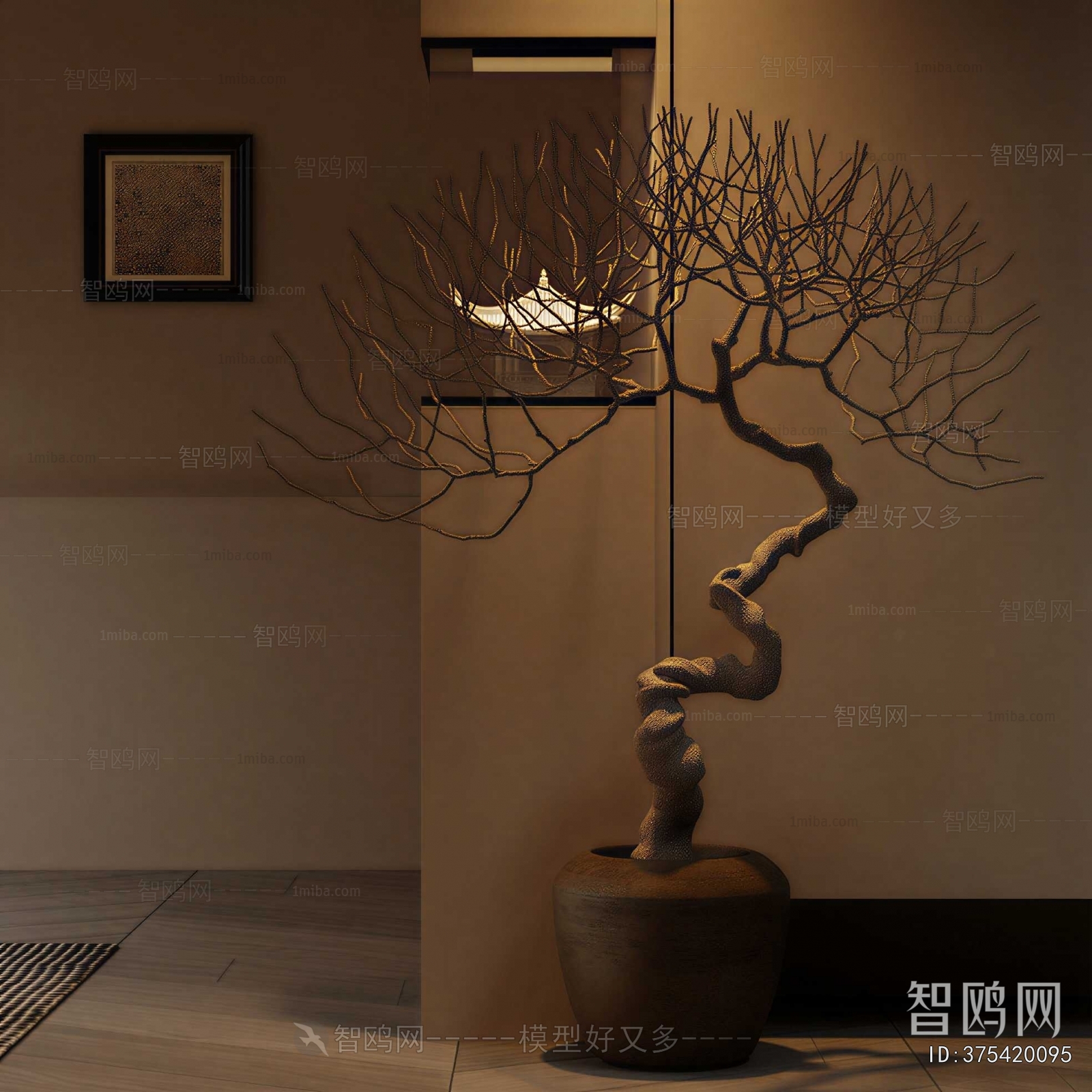 Wabi-sabi Style Dried Branch