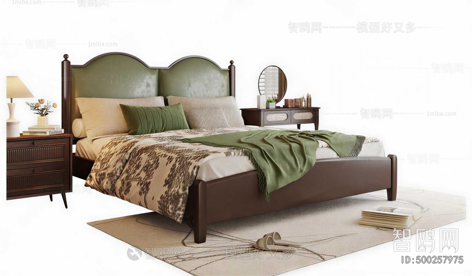 French Style Double Bed