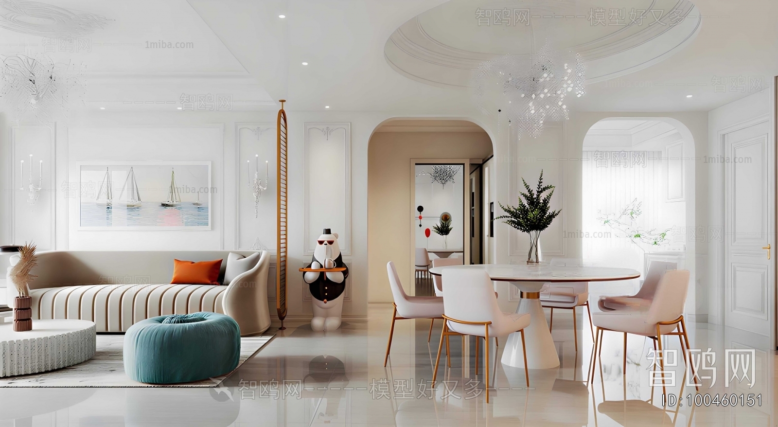 American Style A Living Room