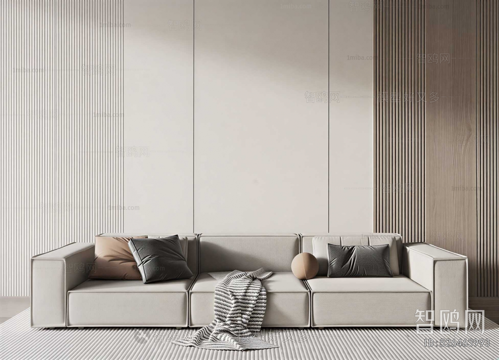 Modern Three-seat Sofa