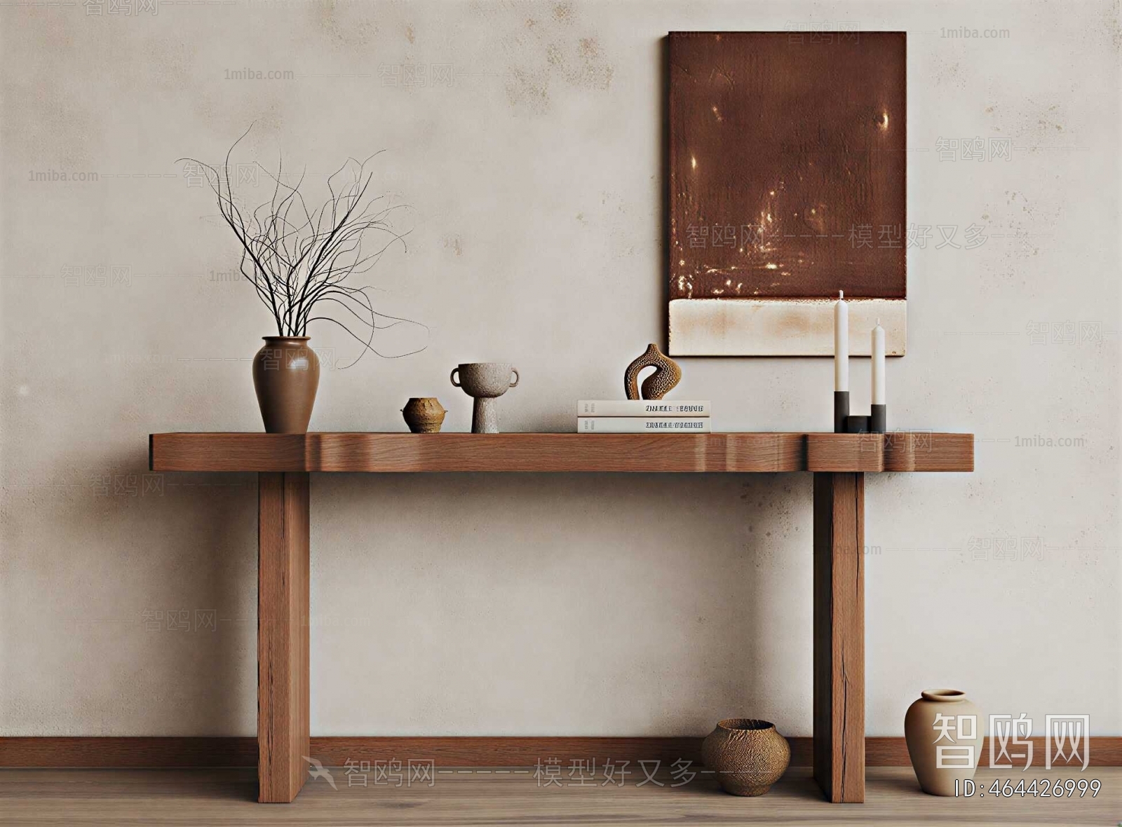 Wabi-sabi Style Console
