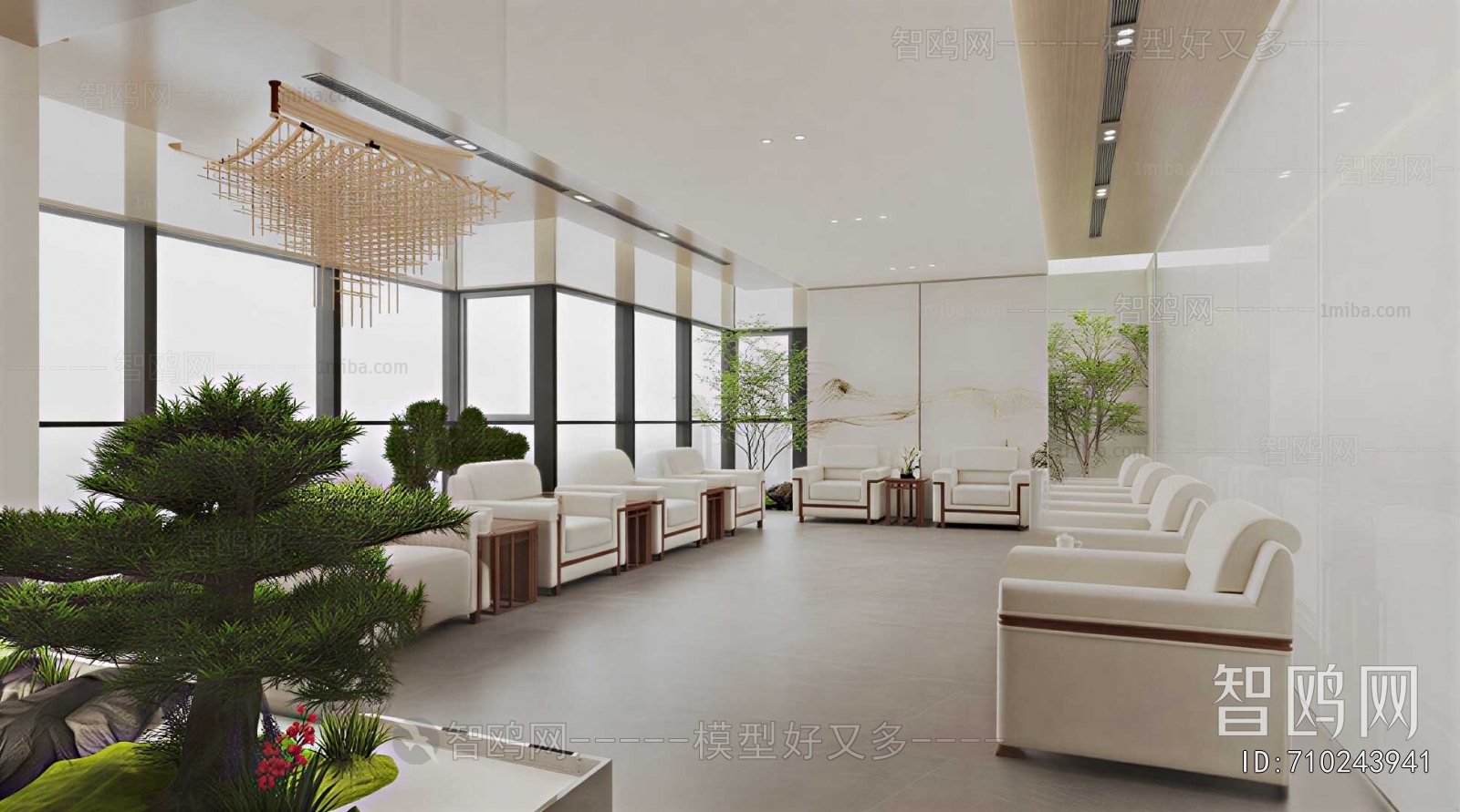 New Chinese Style Reception Room