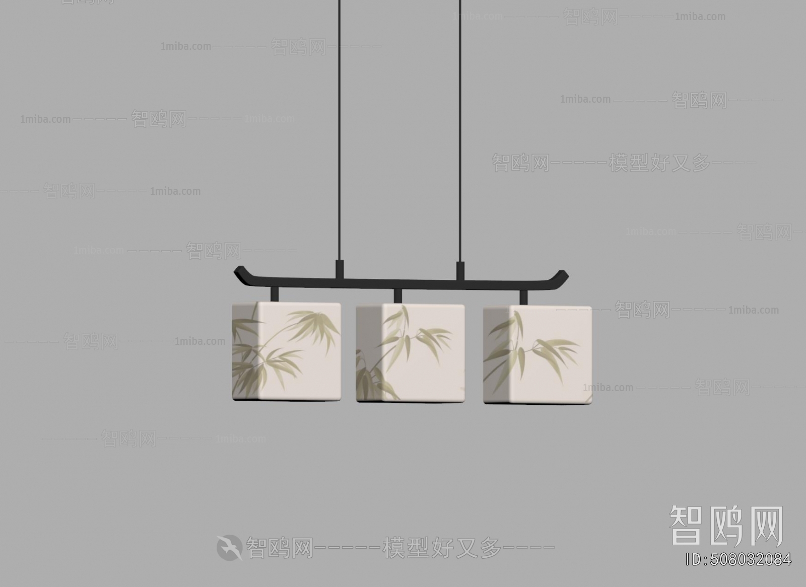 New Chinese Style Long Chandelier