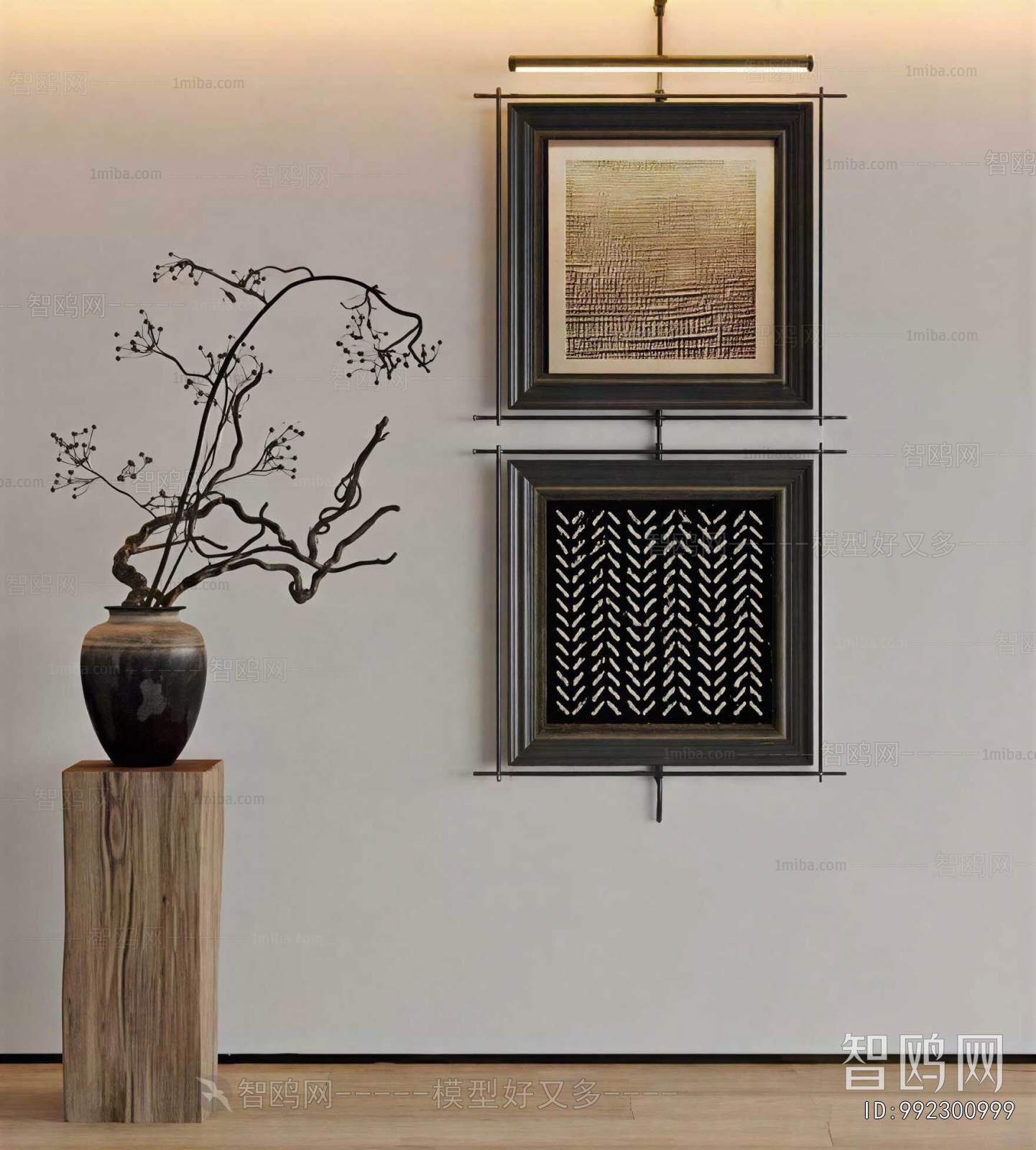 Wabi-sabi Style Dried Branch