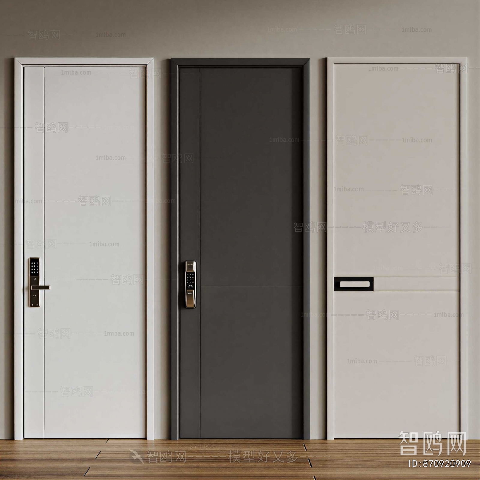 Modern Single Door
