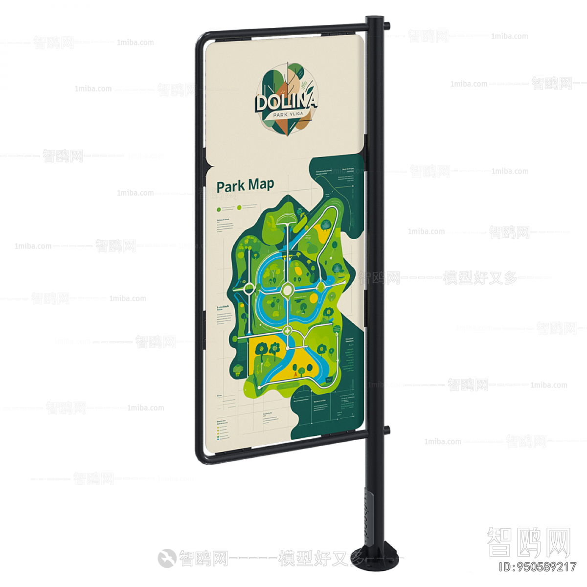 Modern Guide Board/bulletin Board