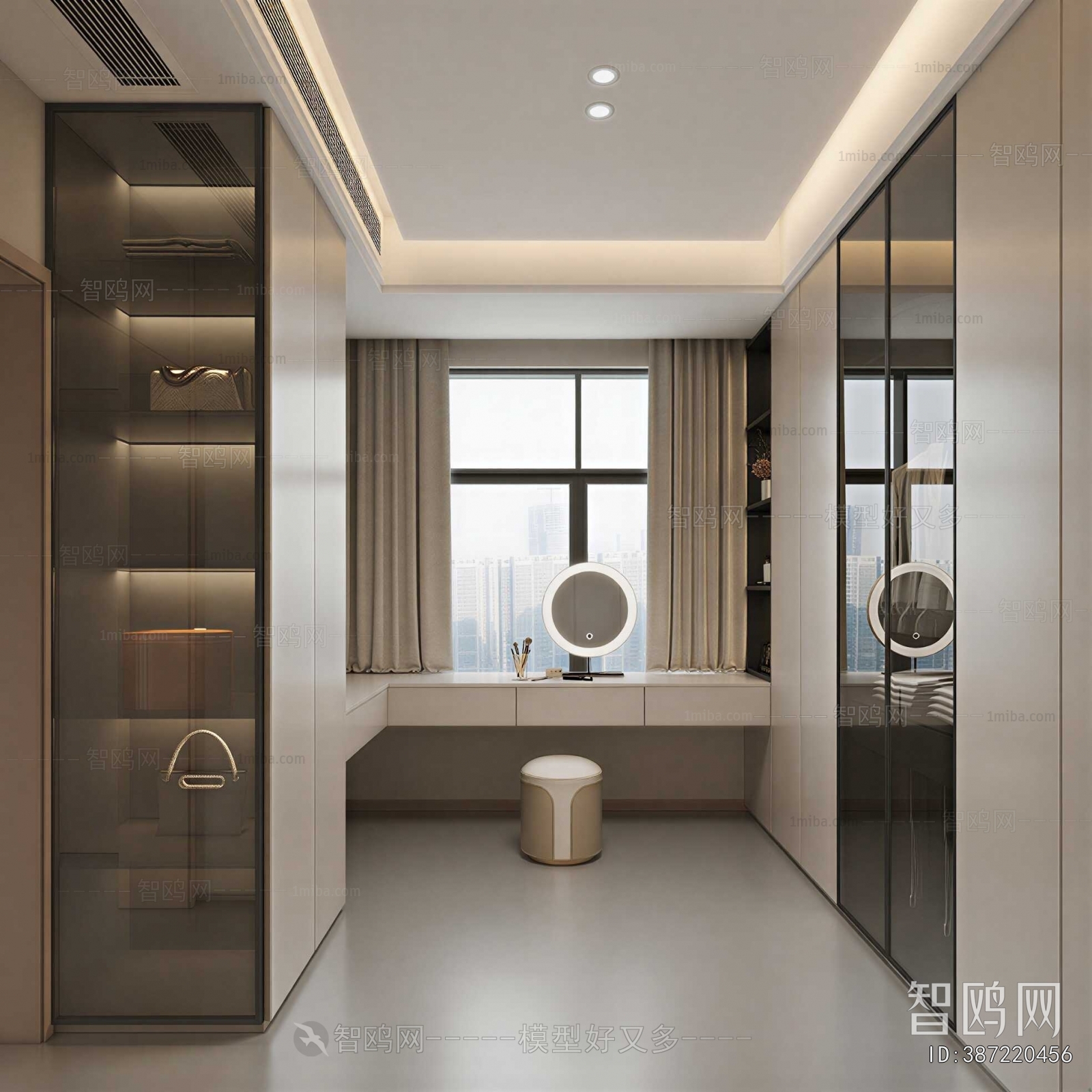 Modern Clothes Storage Area