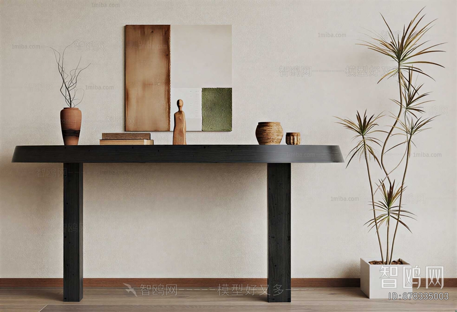 Wabi-sabi Style Console