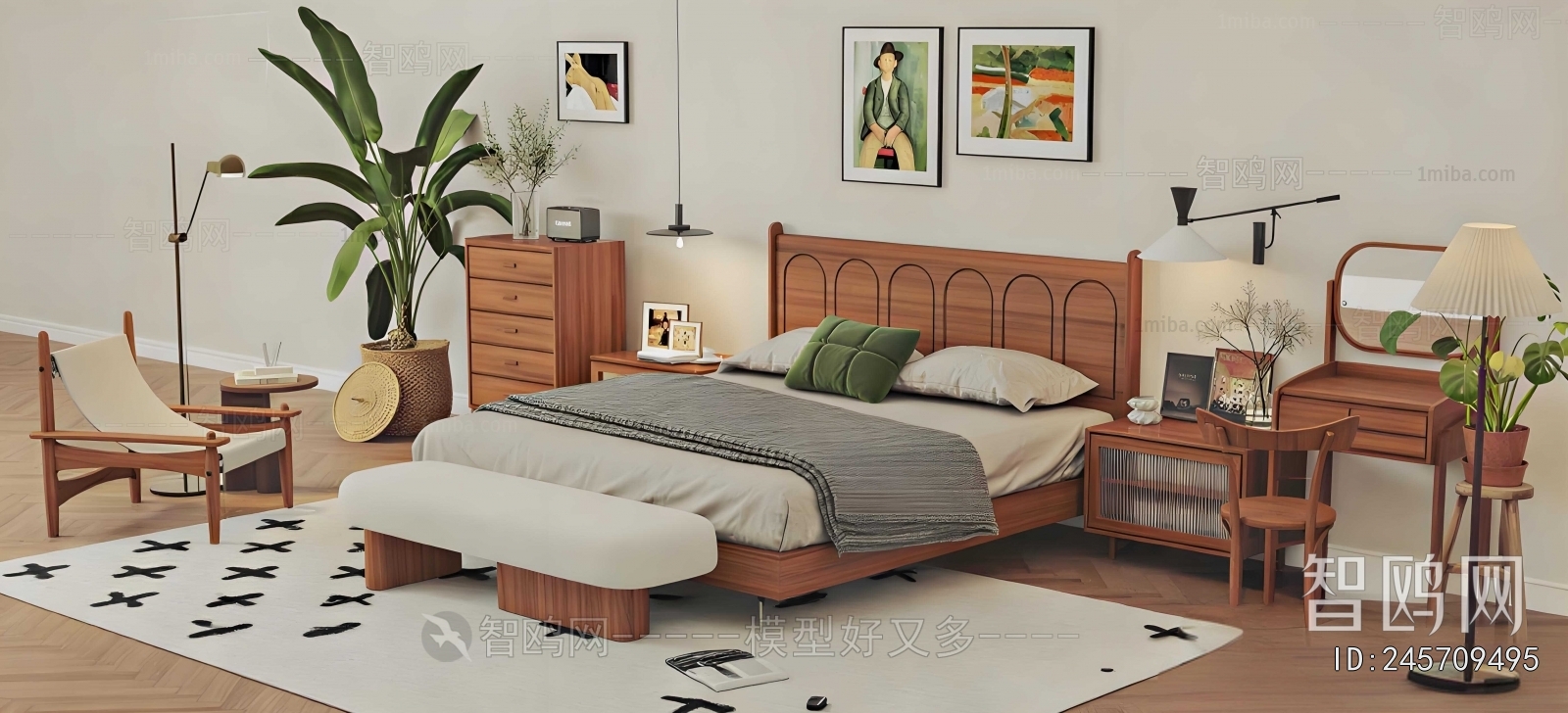 Modern Double Bed