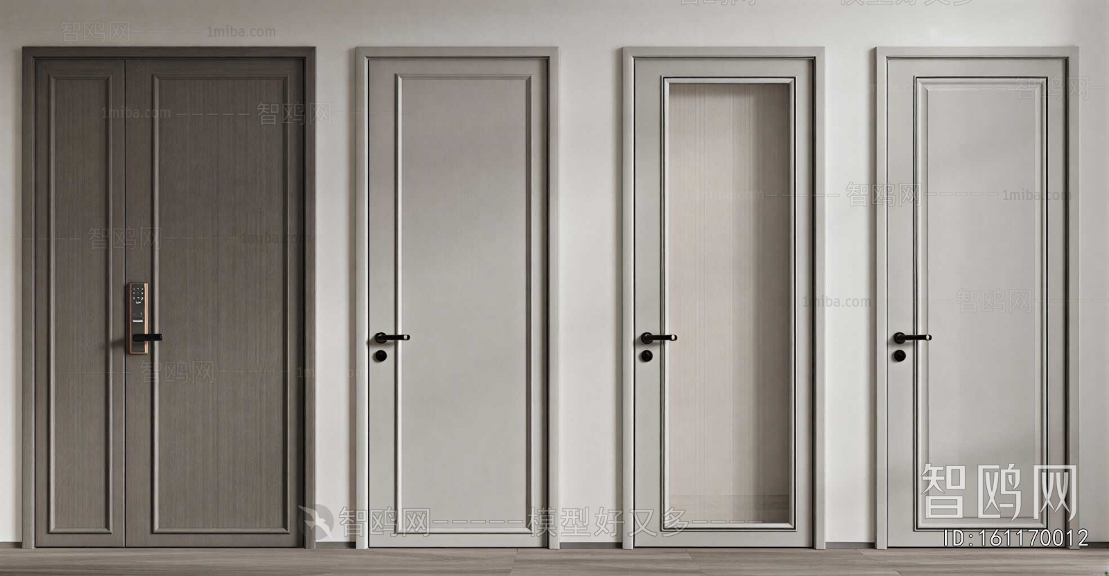 Nordic Style Single Door