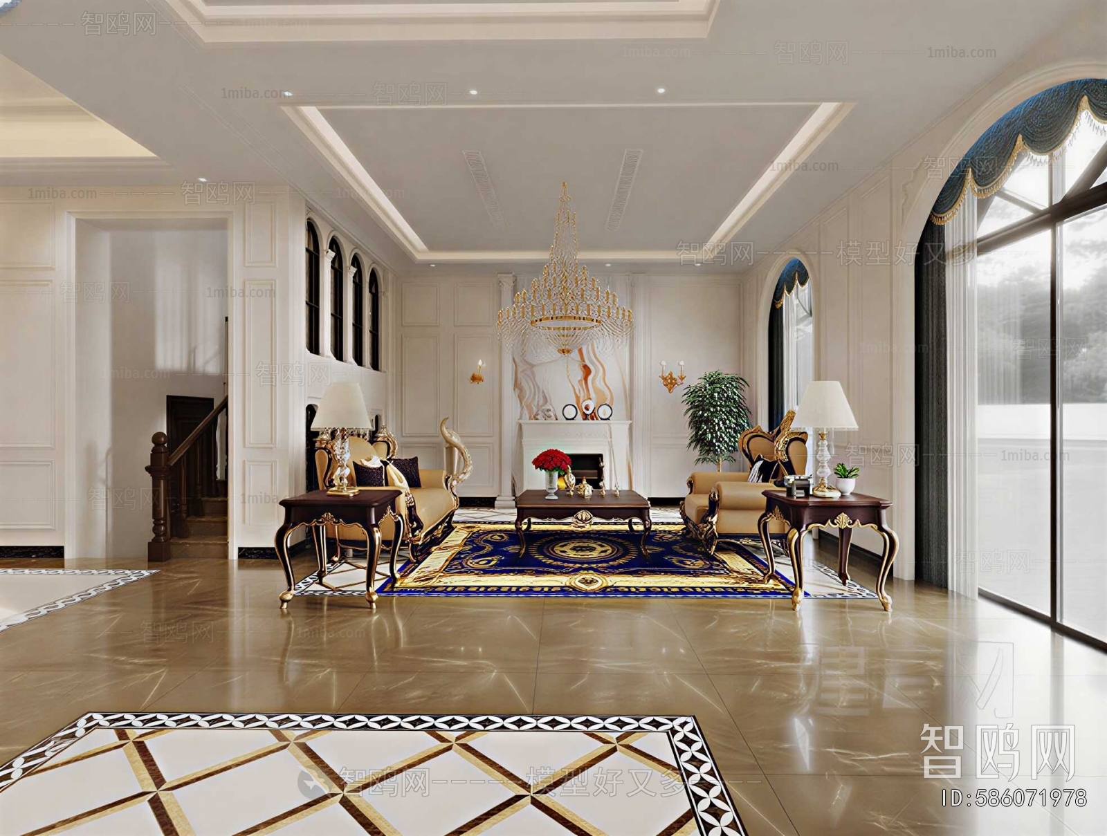 European Style A Living Room