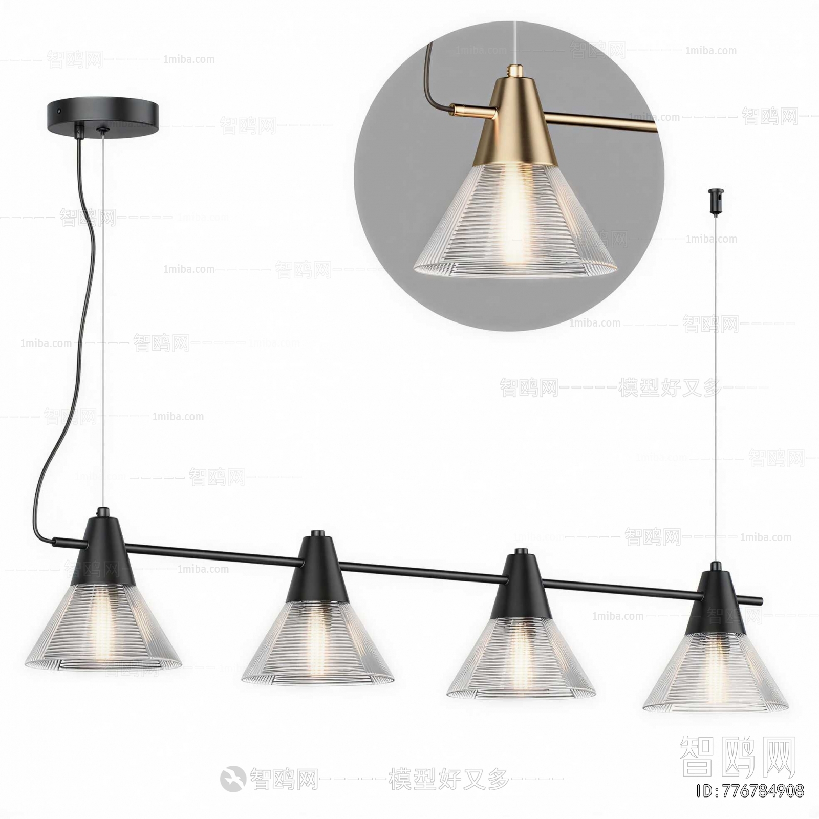 Modern Long Chandelier
