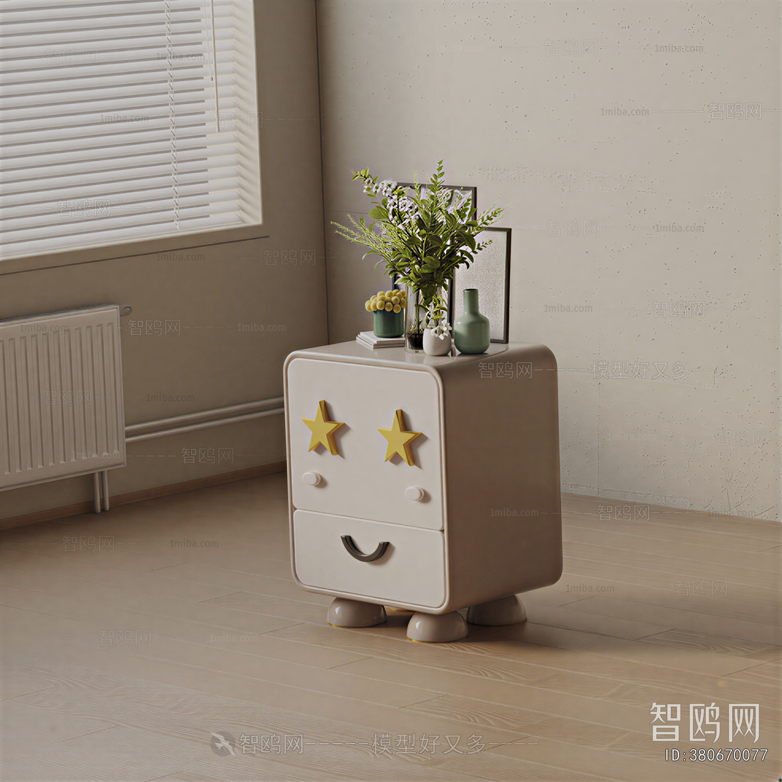 Modern Bedside Cupboard