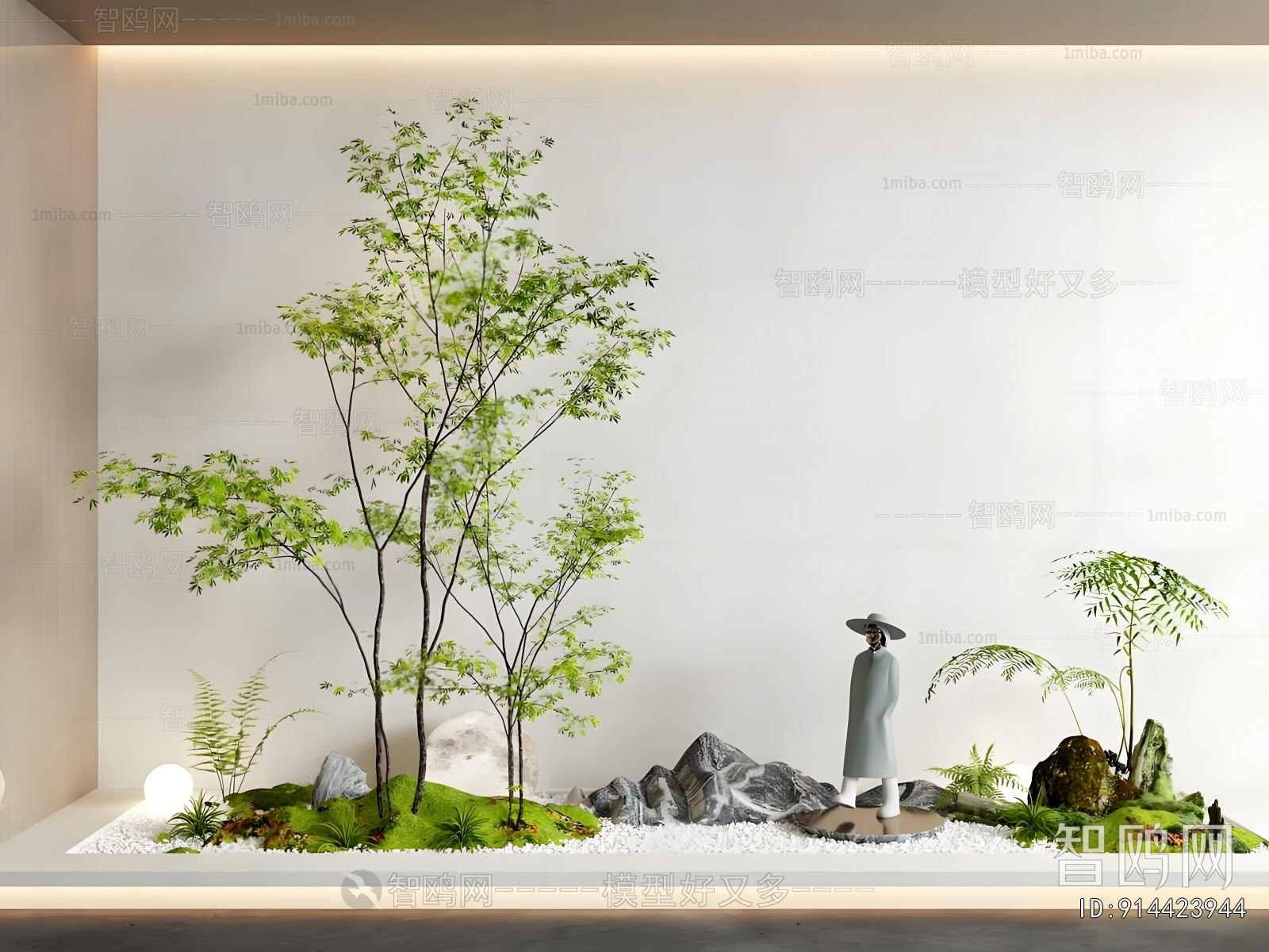 New Chinese Style Plant Landscaping