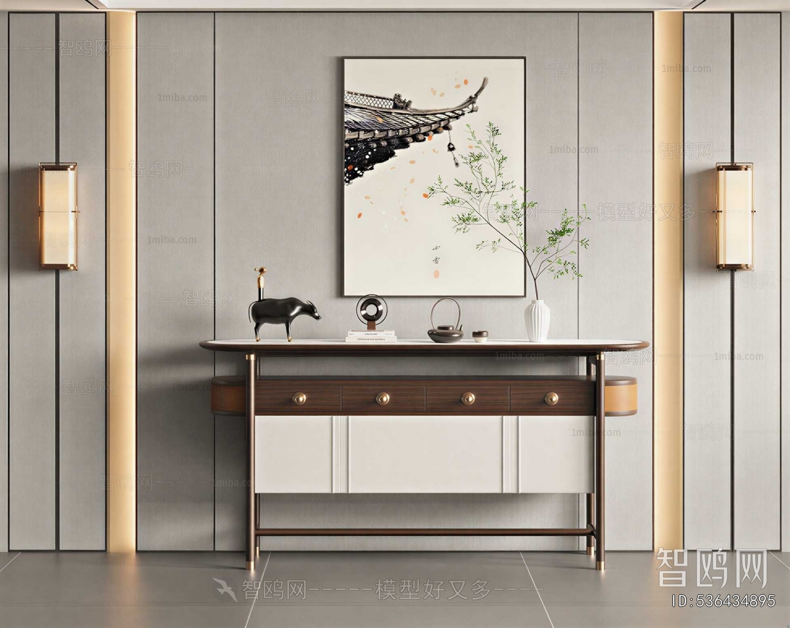 New Chinese Style Console