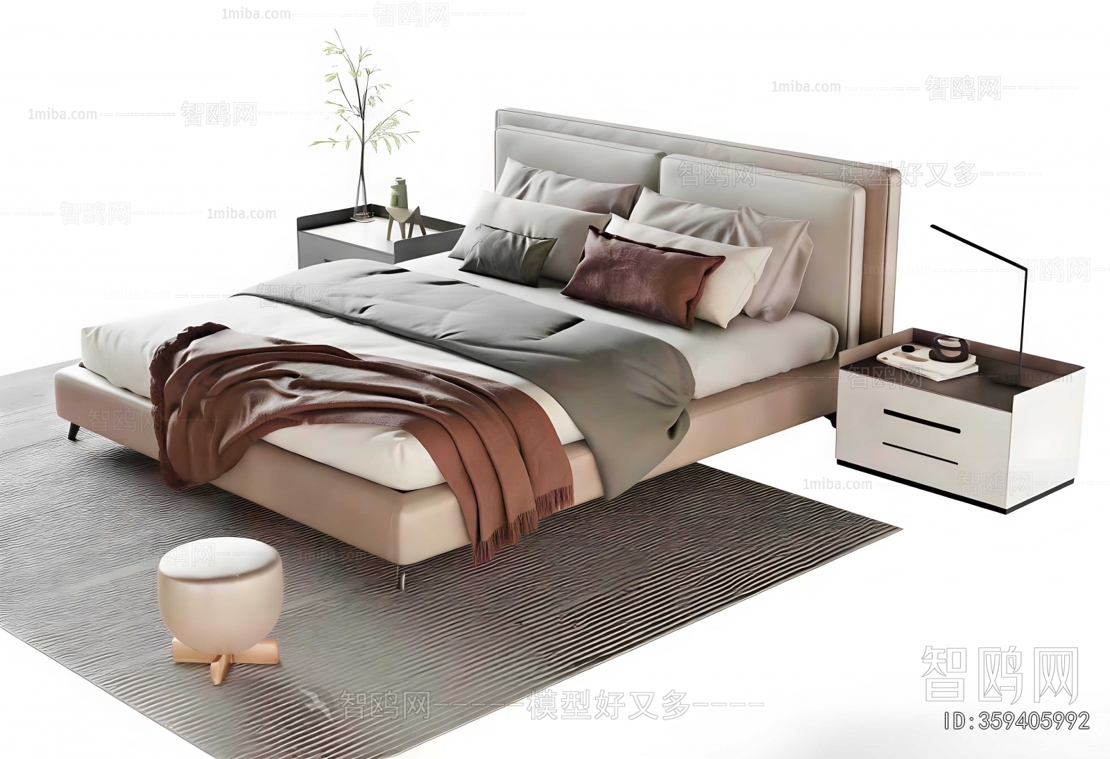 Modern Double Bed