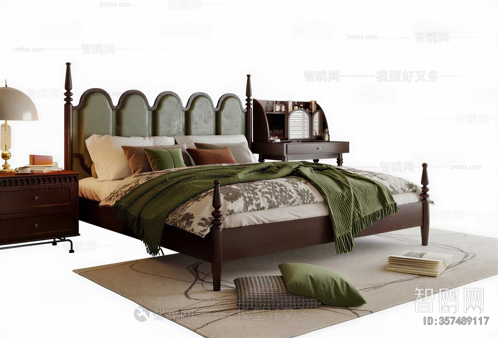 French Style Double Bed