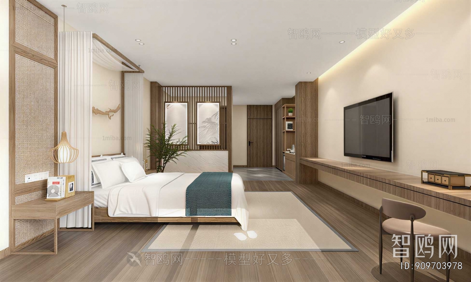 New Chinese Style Guest Room