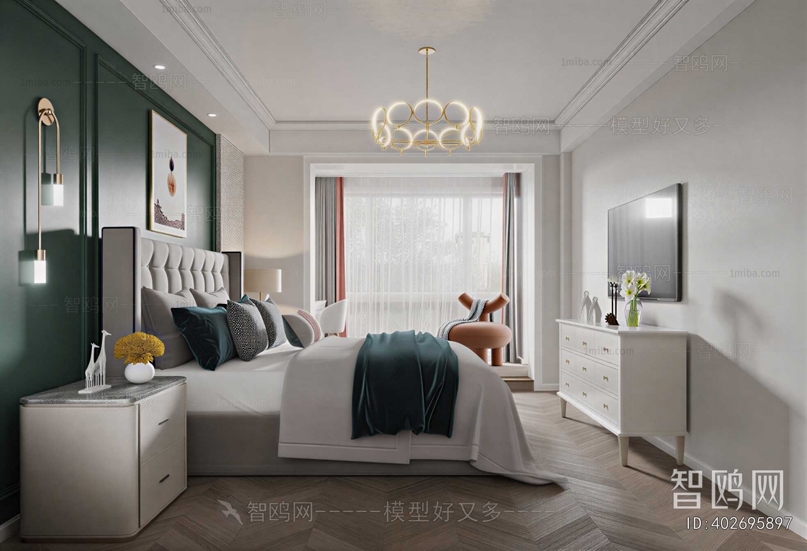 American Style Bedroom