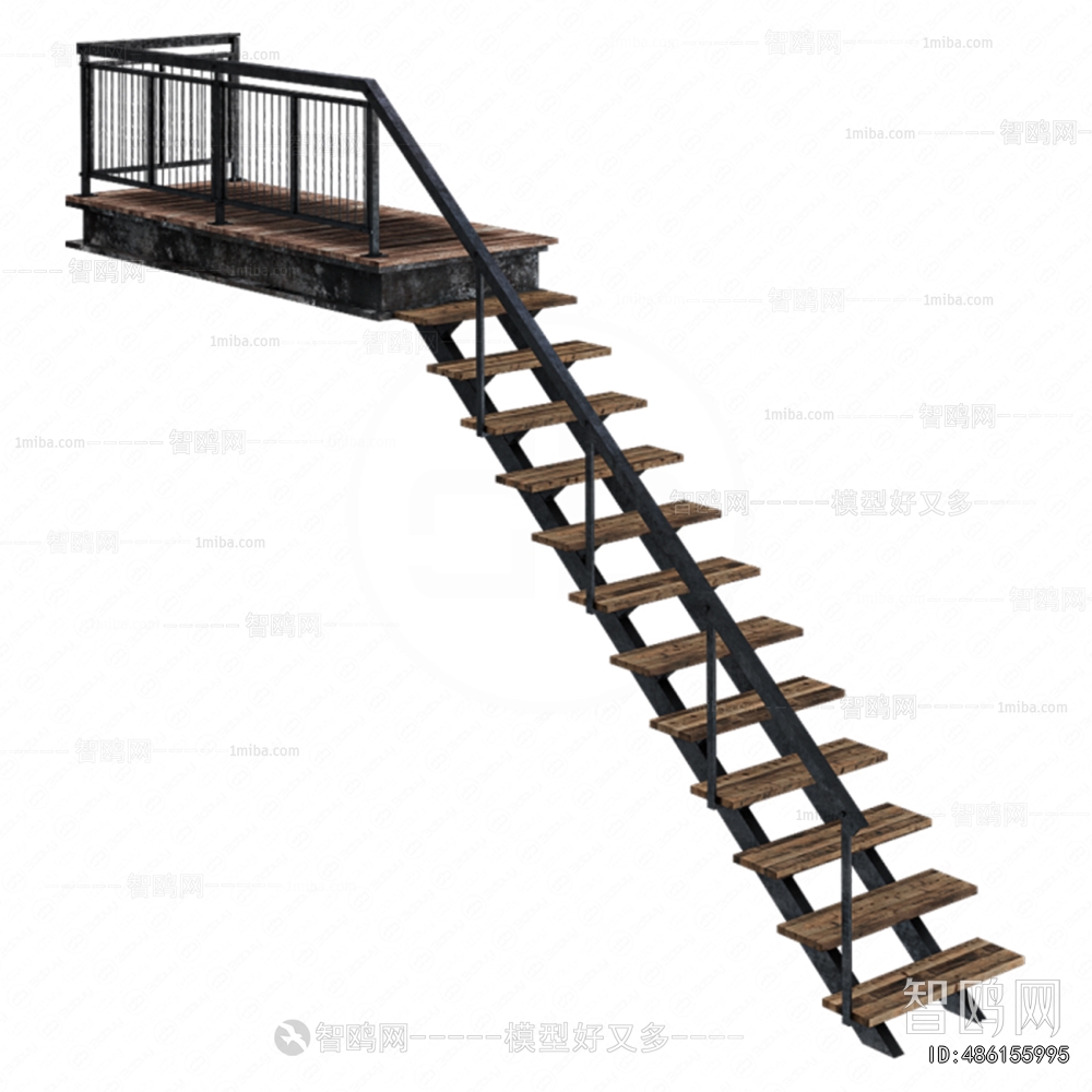 Wabi-sabi Style Staircase