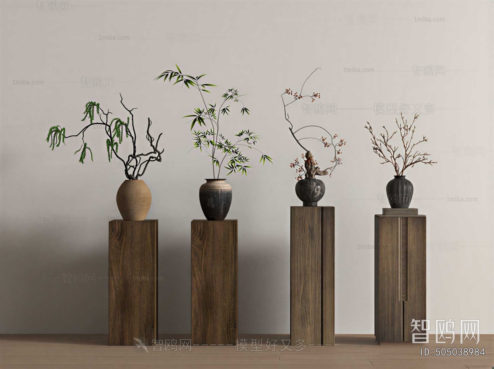 Wabi-sabi Style Dried Branch