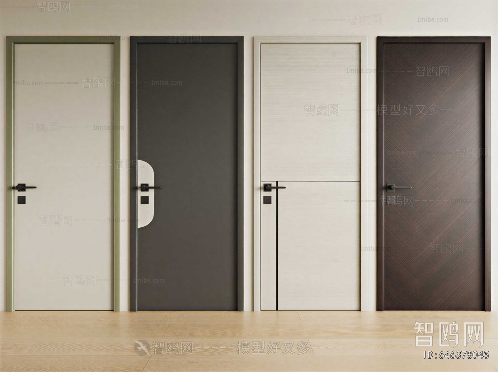 Modern Single Door