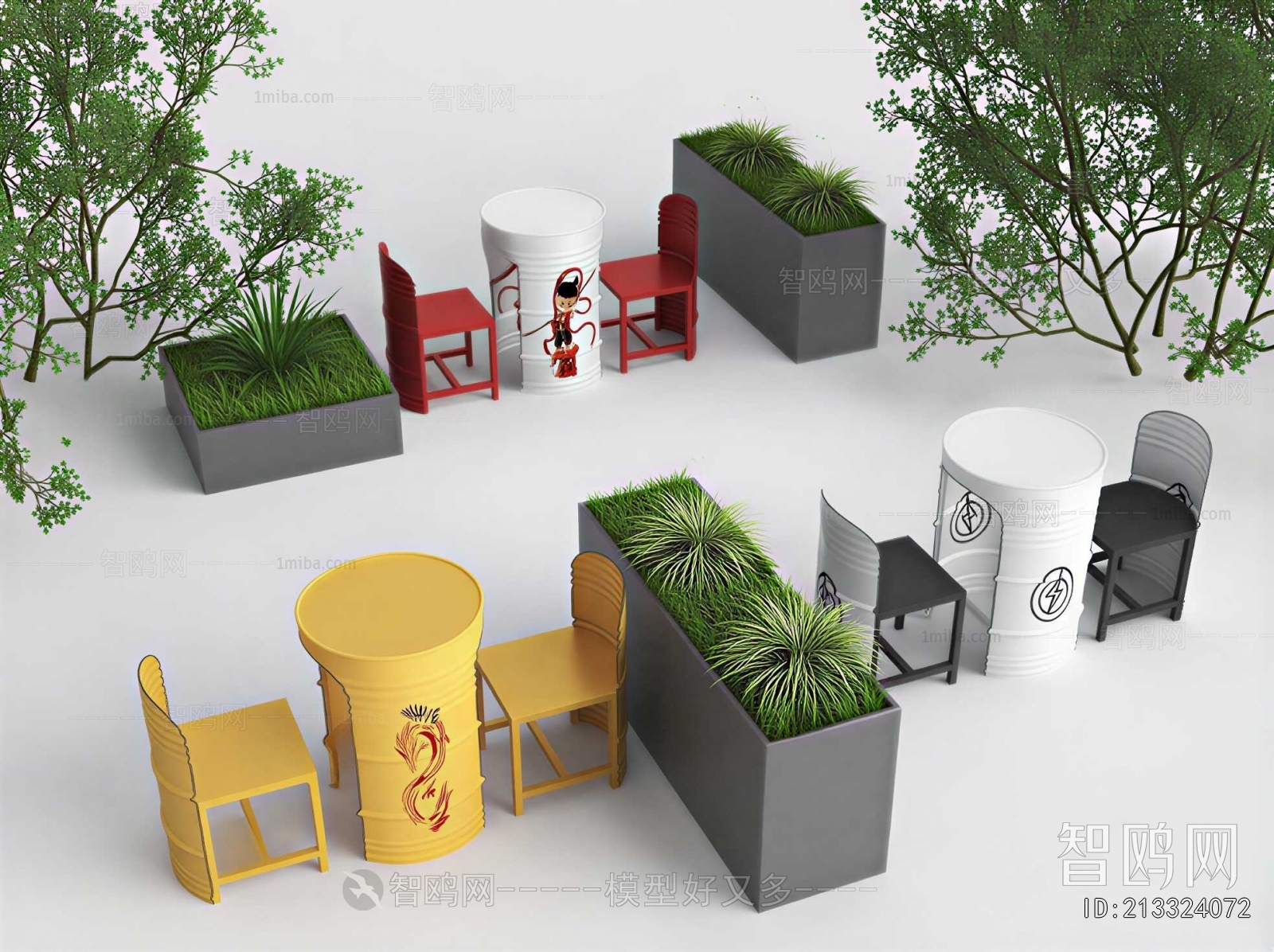 Modern Leisure Table And Chair