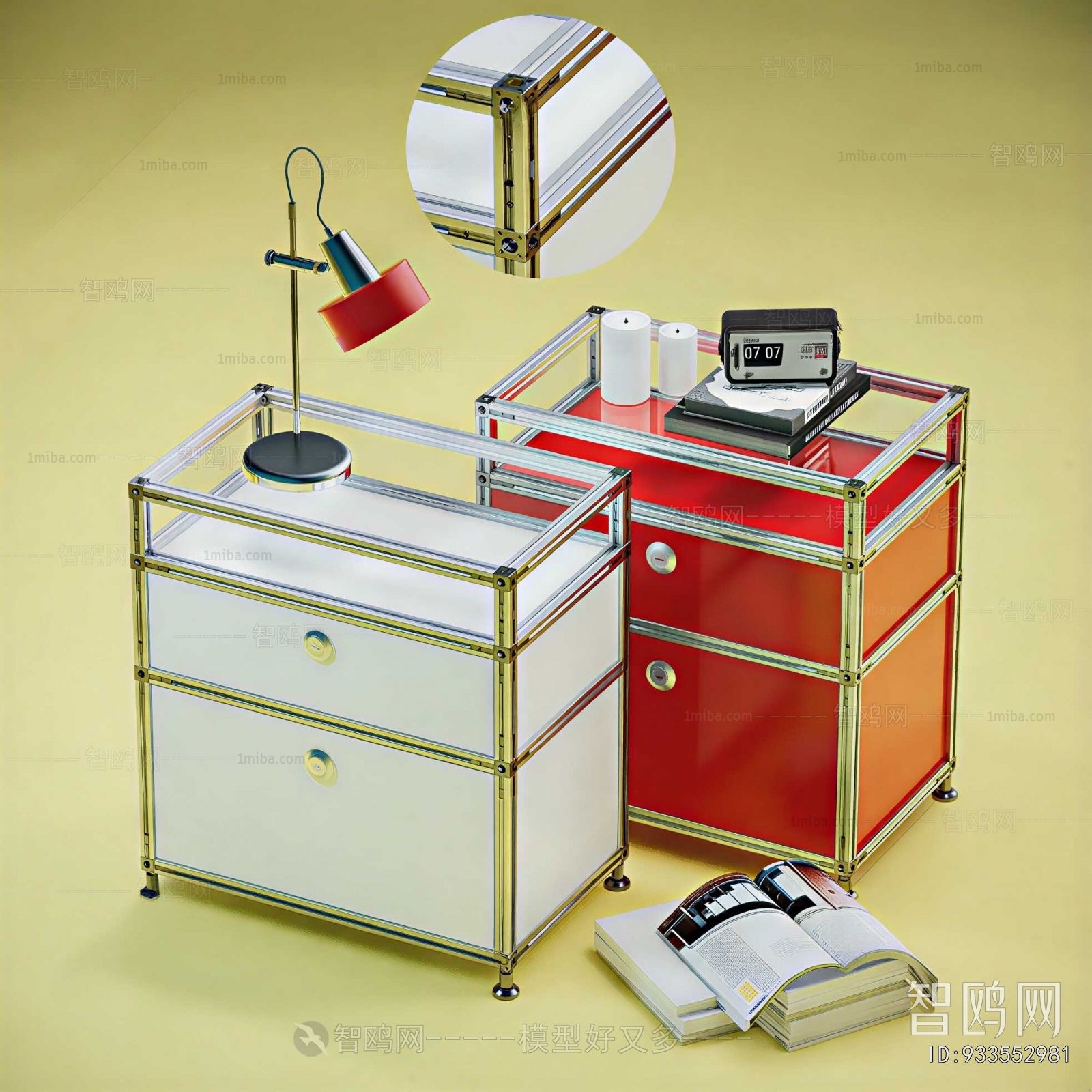 Modern Bedside Cupboard