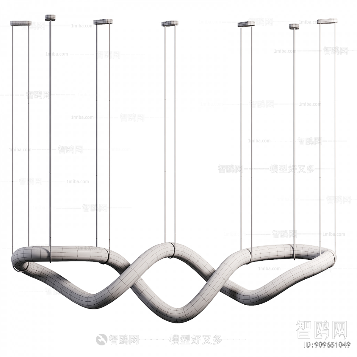 Modern Long Chandelier