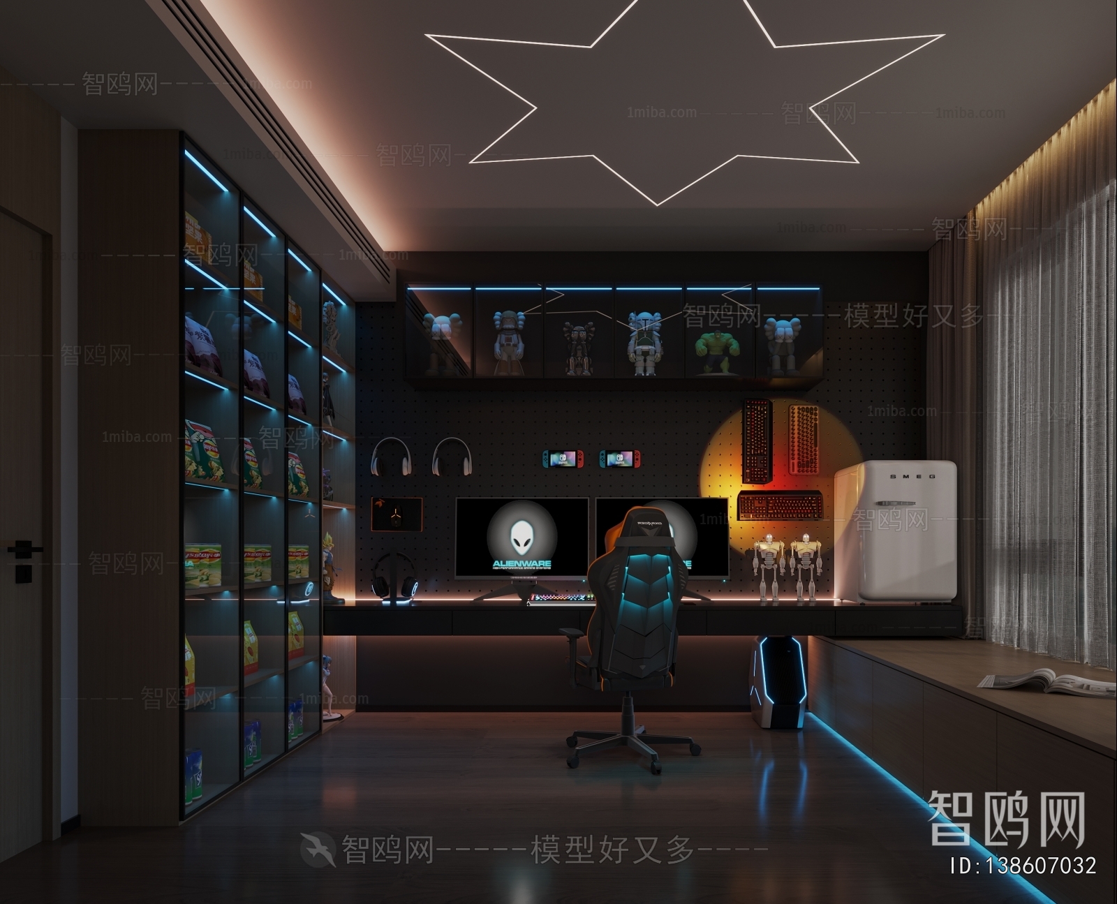 Modern E-sports Room