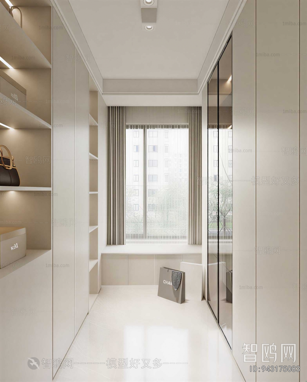 Modern Clothes Storage Area